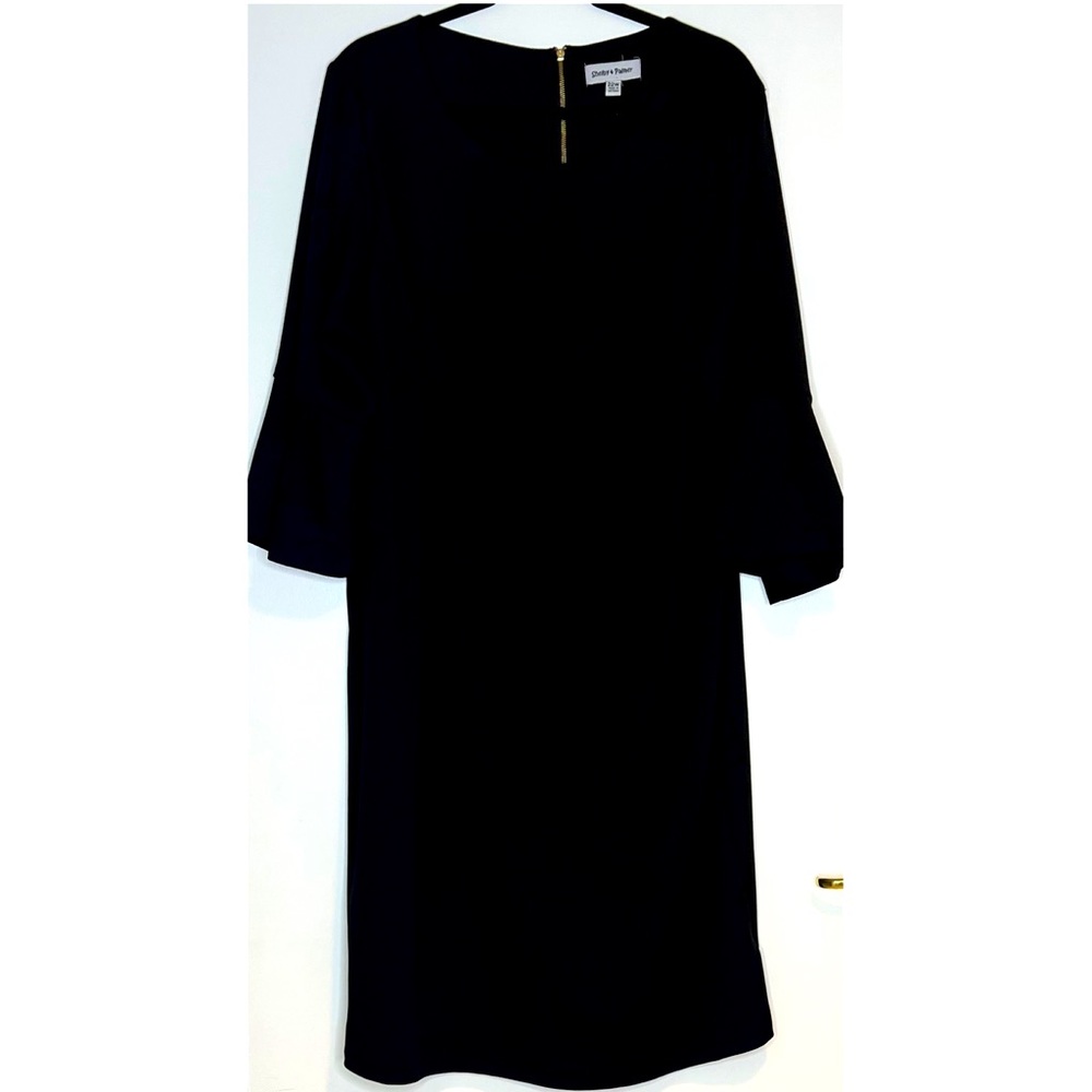 Shelby and Palmer | Size 22 W |Formal Black Midi Dress| Never Worn